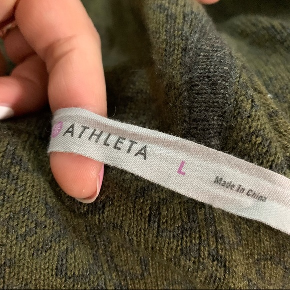 Athleta dark green full zip / L - Picture 7 of 12